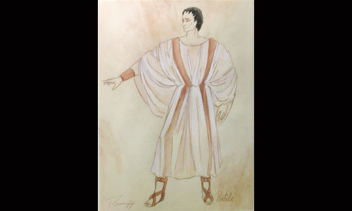 Les maquettes de décors et de costumes de théâtre