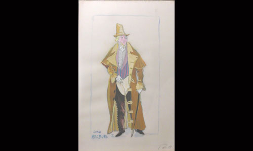 Les maquettes de décors et de costumes de théâtre