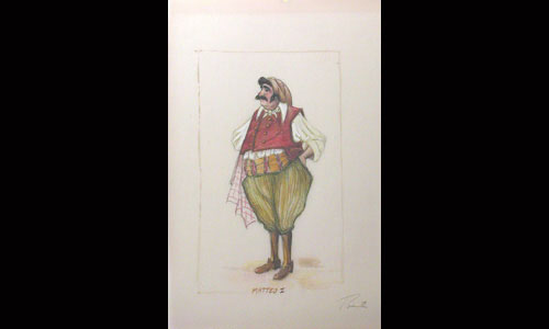Les maquettes de décors et de costumes de théâtre