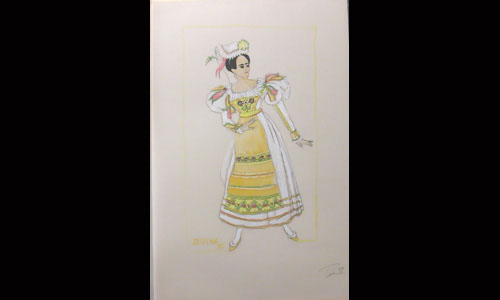 Les maquettes de décors et de costumes de théâtre