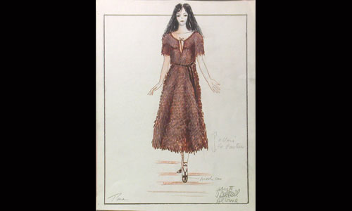 Les maquettes de décors et de costumes de théâtre