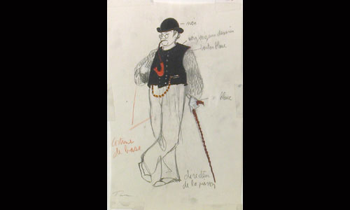 Les maquettes de décors et de costumes de théâtre