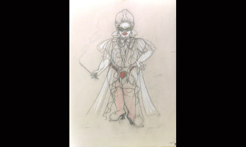 Les maquettes de décors et de costumes de théâtre