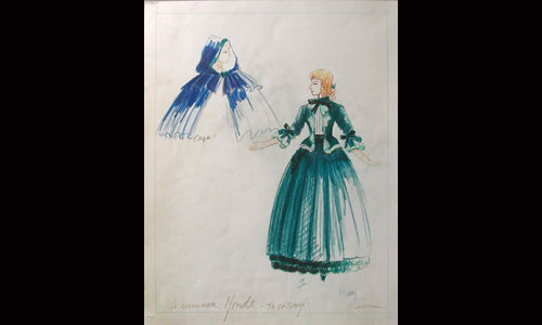Les maquettes de décors et de costumes de théâtre