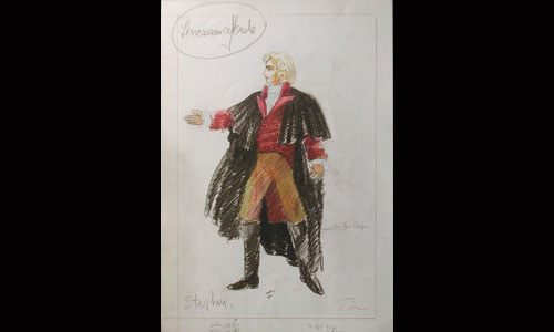 Les maquettes de décors et de costumes de théâtre