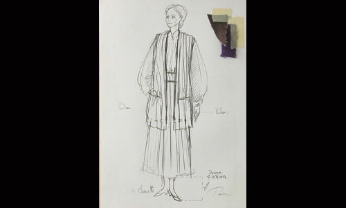 Les maquettes de décors et de costumes de théâtre