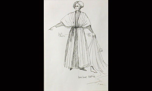 Les maquettes de décors et de costumes de théâtre
