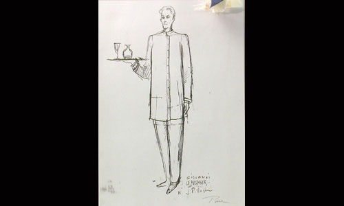 Les maquettes de décors et de costumes de théâtre