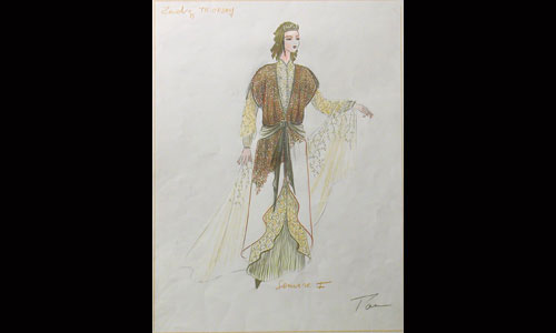 Les maquettes de décors et de costumes de théâtre