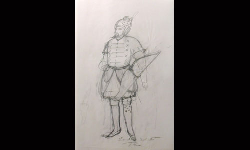 Les maquettes de décors et de costumes de théâtre