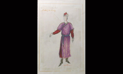 Les maquettes de décors et de costumes de théâtre