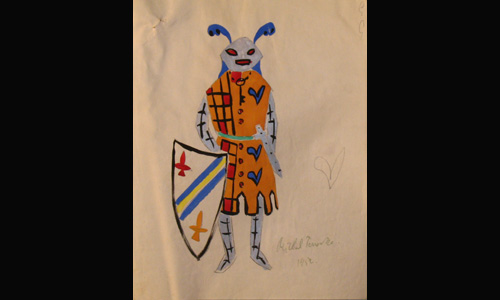 les décors et costumes de Sire de Vergy (le) de Robert de FLERS - 1952