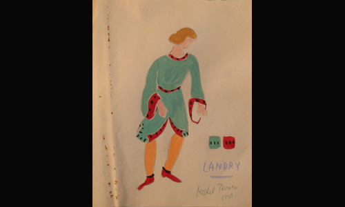 Les maquettes de décors et de costumes de théâtre