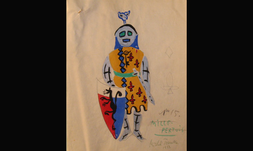 Les maquettes de décors et de costumes de théâtre