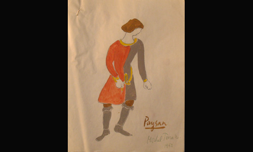 Les maquettes de décors et de costumes de théâtre