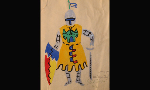 Les maquettes de décors et de costumes de théâtre