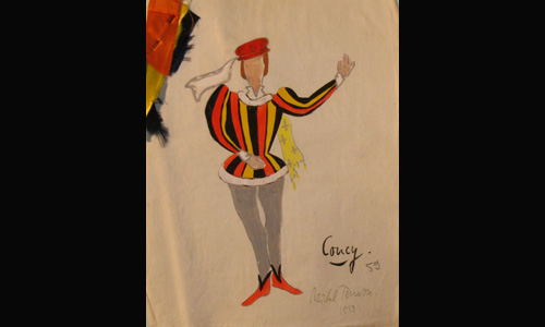 Les maquettes de décors et de costumes de théâtre