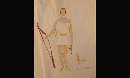 Les maquettes de décors et de costumes de théâtre