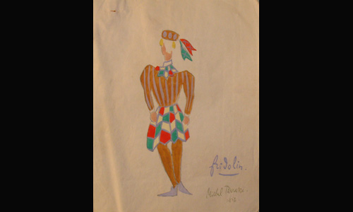Les maquettes de décors et de costumes de théâtre
