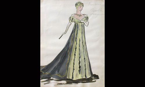 les décors et costumes de Madame Sans-Gêne de Victorien SARDOU - 1959