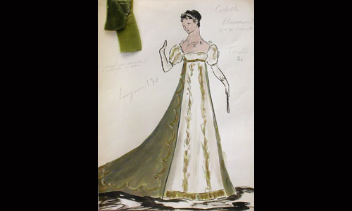 Les maquettes de décors et de costumes de théâtre