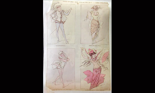 les décors et costumes de Pillules (les) de  Non-identifié - non-identifiée
