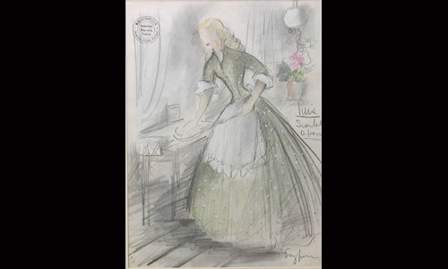 Les maquettes de décors et de costumes de théâtre
