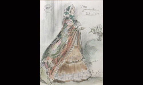 Les maquettes de décors et de costumes de théâtre