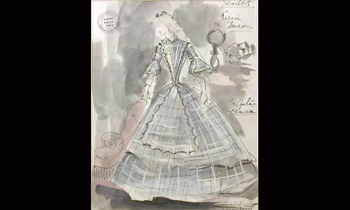 Les maquettes de décors et de costumes de théâtre