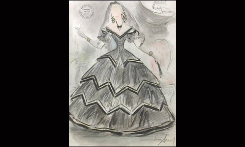Les maquettes de décors et de costumes de théâtre