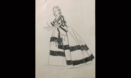 Les maquettes de décors et de costumes de théâtre