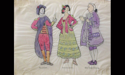 les décors et costumes de Heure espagnole (l') de  FRANC-NOHAIN - 1911
