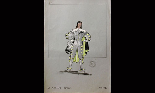 Les maquettes de décors et de costumes de théâtre