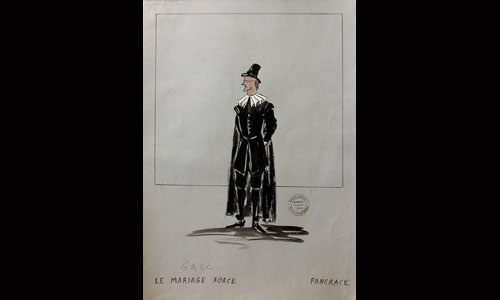Les maquettes de décors et de costumes de théâtre
