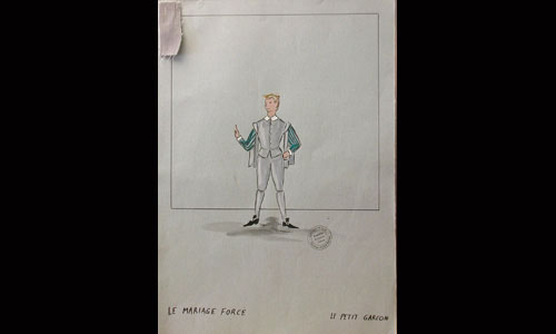 Les maquettes de décors et de costumes de théâtre