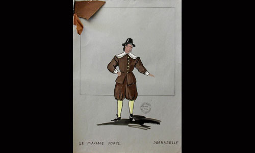 Les maquettes de décors et de costumes de théâtre