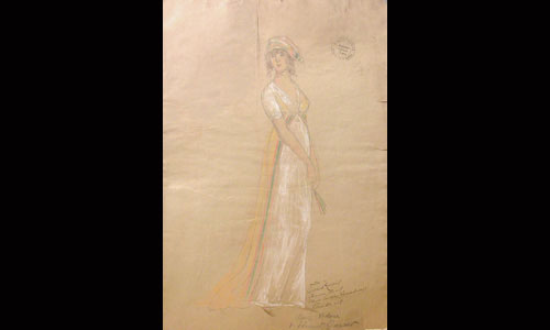 Les maquettes de décors et de costumes de théâtre
