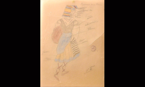 Les maquettes de décors et de costumes de théâtre