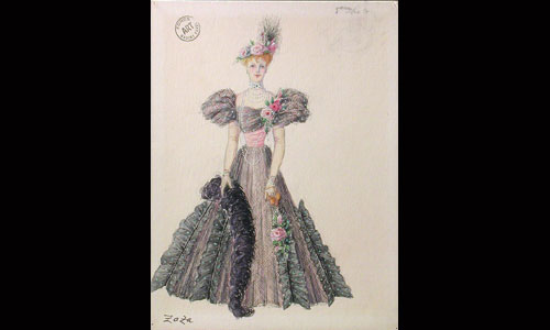 Les maquettes de décors et de costumes de théâtre