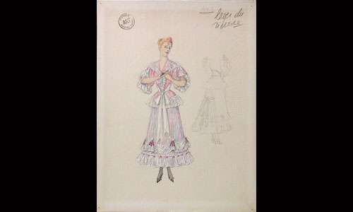 Les maquettes de décors et de costumes de théâtre