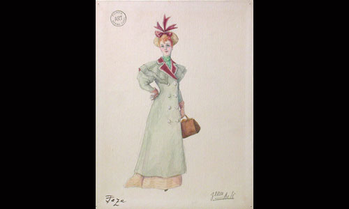 Les maquettes de décors et de costumes de théâtre