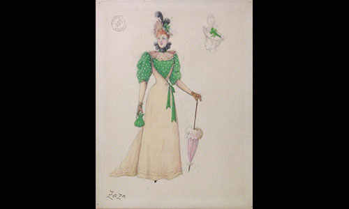 Les maquettes de décors et de costumes de théâtre