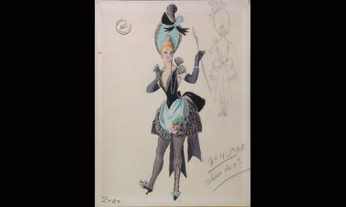 Les maquettes de décors et de costumes de théâtre