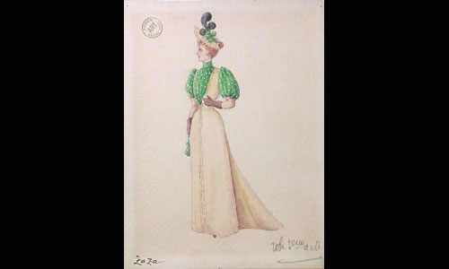 Les maquettes de décors et de costumes de théâtre