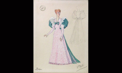 Les maquettes de décors et de costumes de théâtre