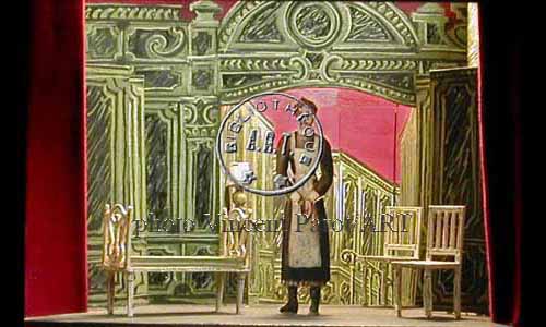 les décors et costumes de Cantatrice chauve (la) de Eugène IONESCO - 1956