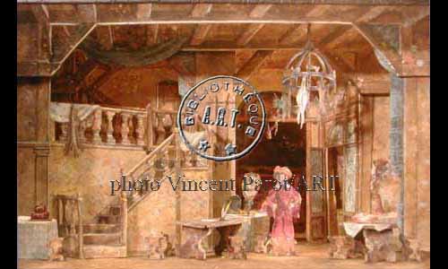 Les maquettes de décors et de costumes de théâtre