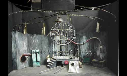 les décors et costumes de Rue sous voile de nuit de Marc DELARUELLE - 1998