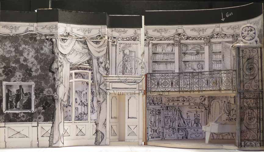 Les maquettes de décors et de costumes de théâtre