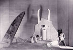 La Machine infernale de Jean Cocteau, Jean-Pierre Aumont, Lucienne Bogaert et Robert Le Vigan, Comdie des Champs-lyses - 1934